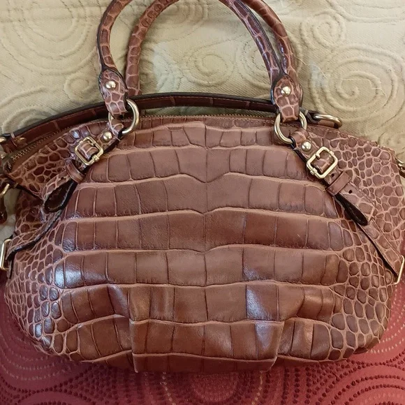 COACH Ashley Cognac Croc - Picture 5 of 9